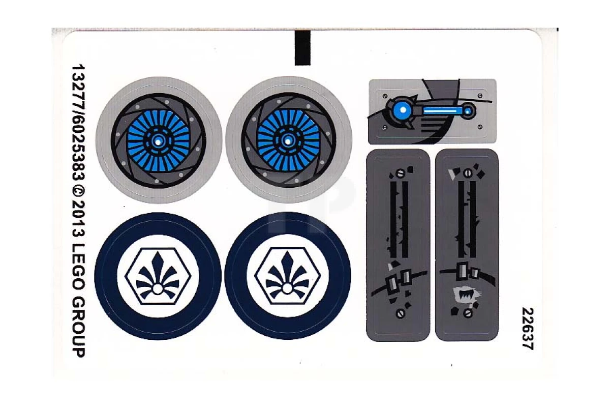 LEGO&reg; 6025383 - Sticker for Set 70003