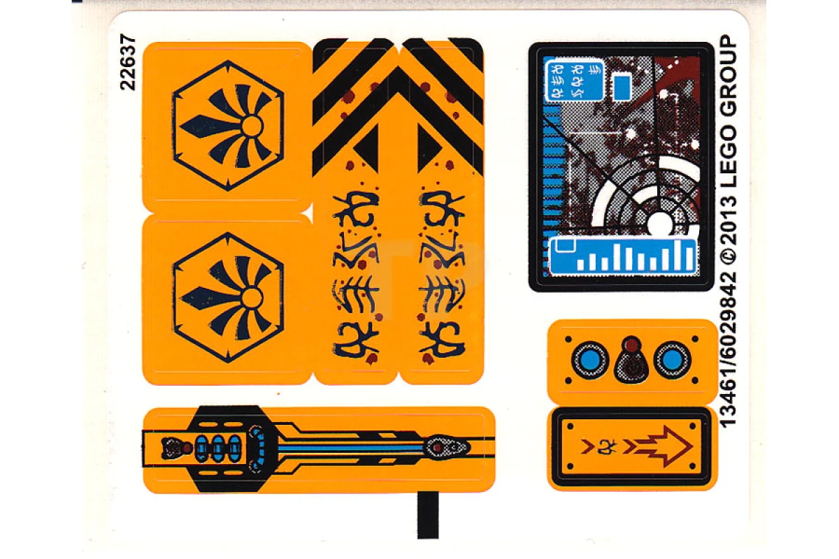 LEGO&reg; 6029842 - Sticker for Set 70005