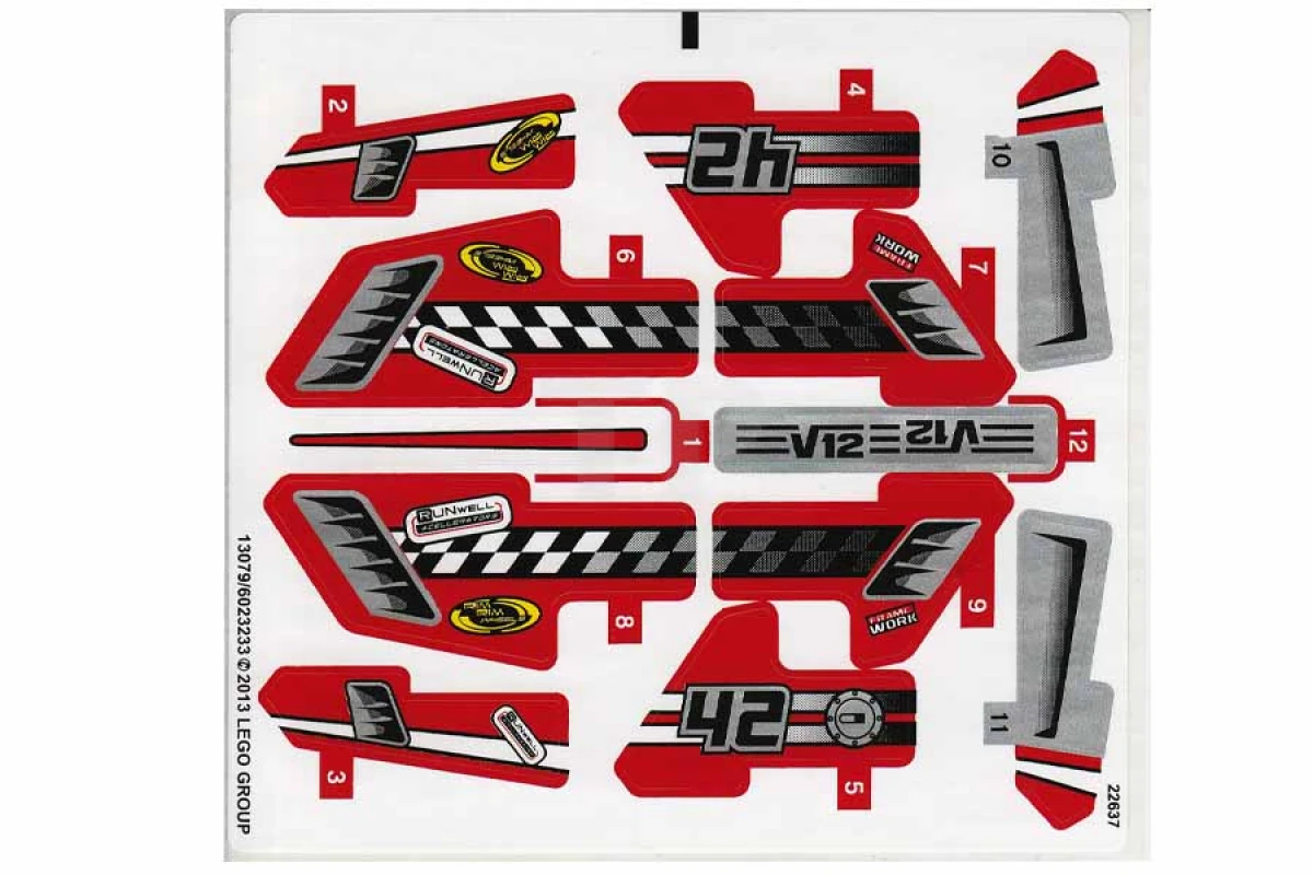 LEGO&reg; 6023233 - Sticker for Set 42011