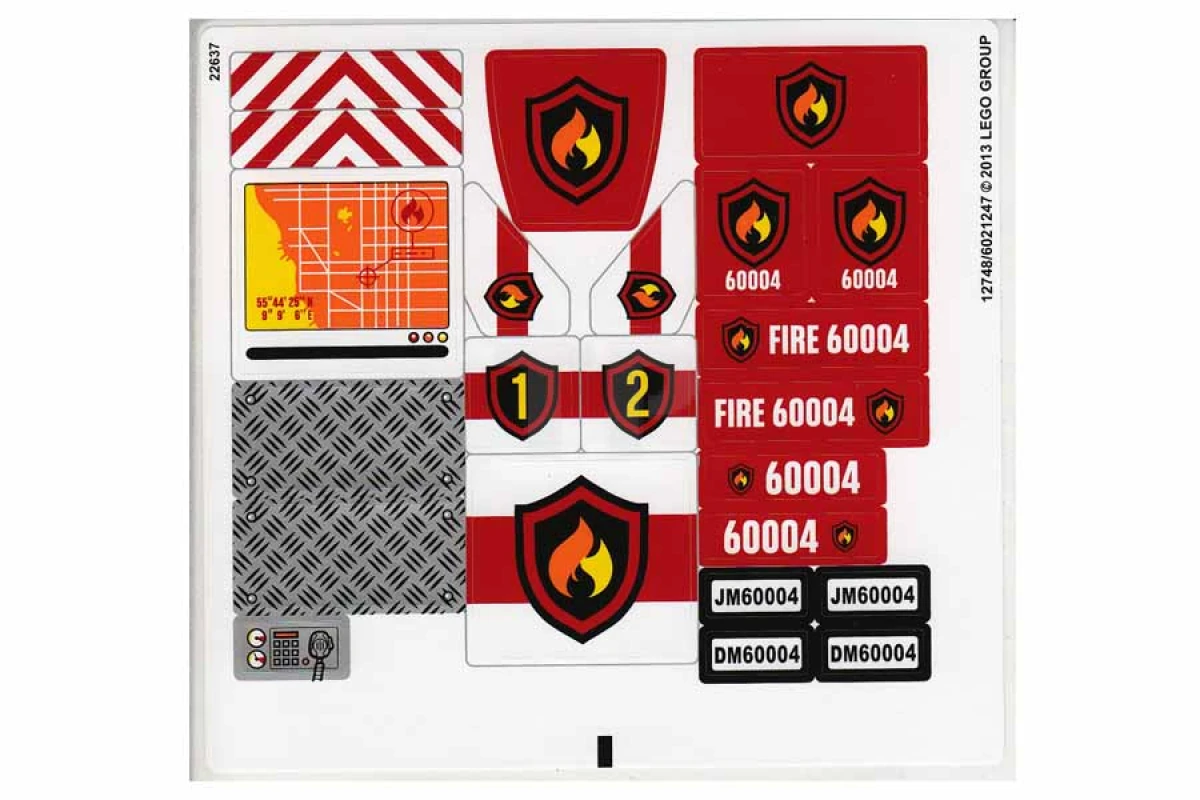 LEGO&reg; 6021247 - Sticker for Set 60004