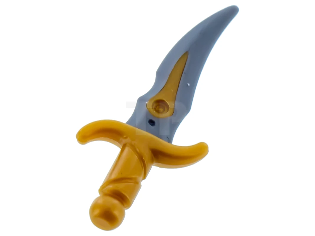 LEGO&reg; 6031034 - 88288c01 - Minifig, Weapon Dagger with Pearl Light Gray Blade