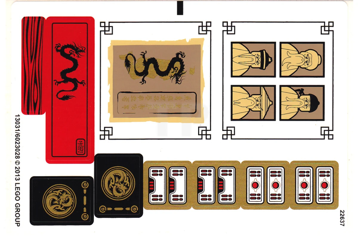 LEGO&reg; 6023028 - Sticker for Set 70505