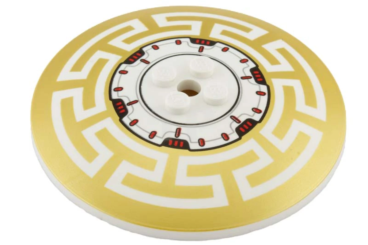 LEGO&reg; 6022759 - 3961pb04 - Dish 8 x 8 Inverted with Geometric Pattern