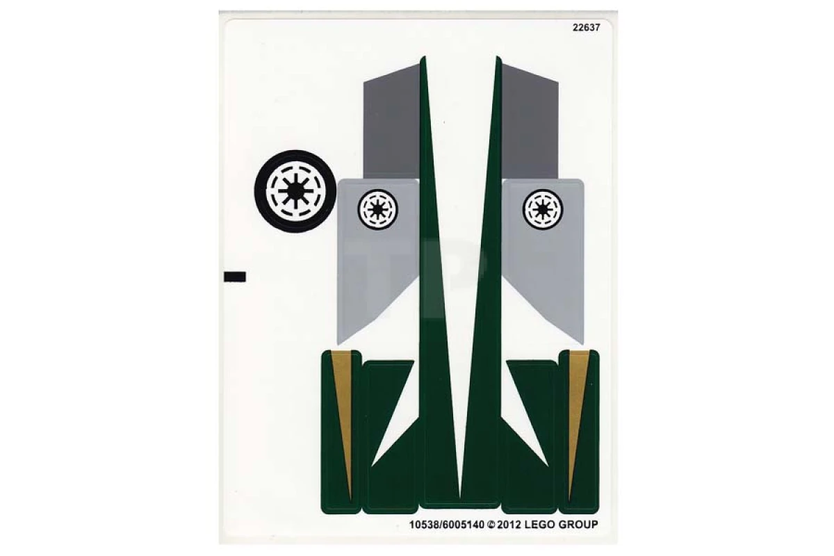 LEGO&reg; 6005140 - Adesivo per il set 9498