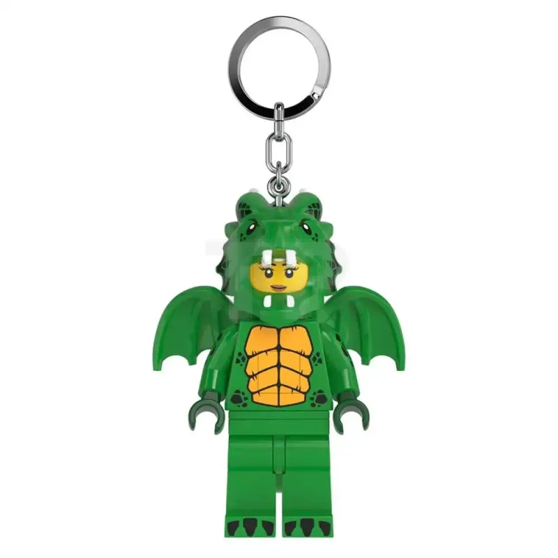 LEGO® LED Keychain Light Green Dragon Girl