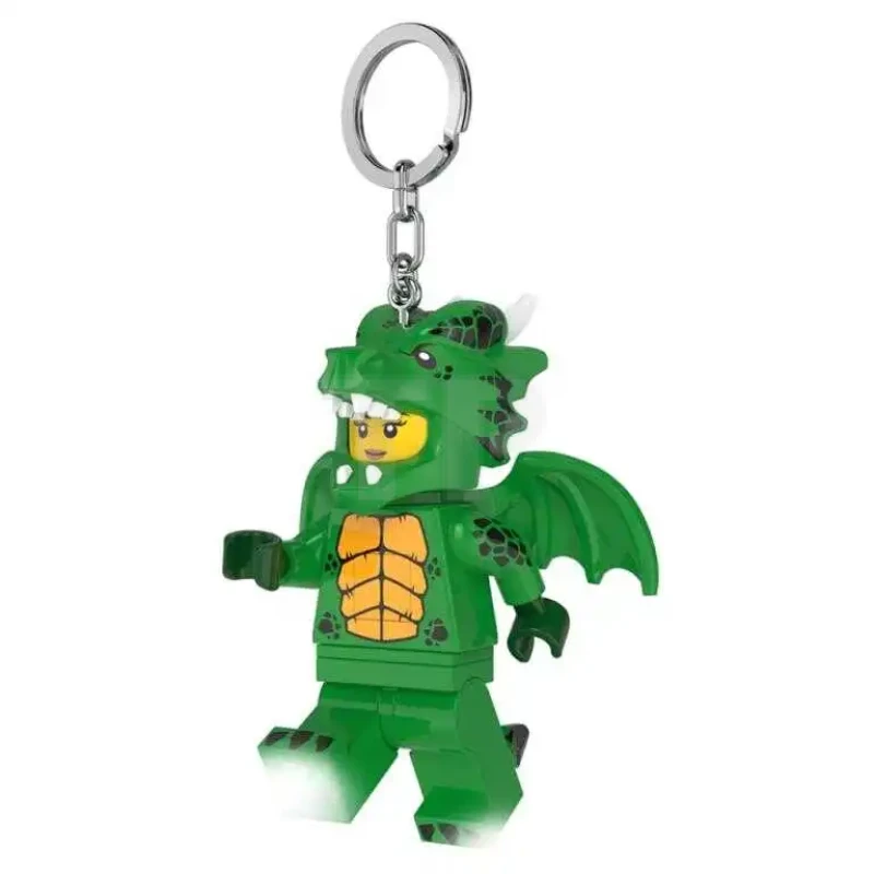 LEGO® LED Keychain Light Green Dragon Girl