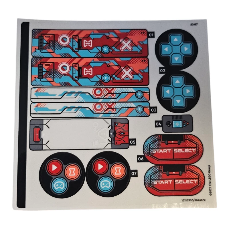 LEGO&reg; 6523372 - Autocollant pour l'ensemble 71489