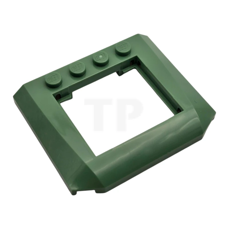 LEGO&reg; 6528238 - 4652 - Cale 5 x 6 x 2/3 Triple courbée avec découpe 3 x 4 pour fenêtre (toit ouvrant).