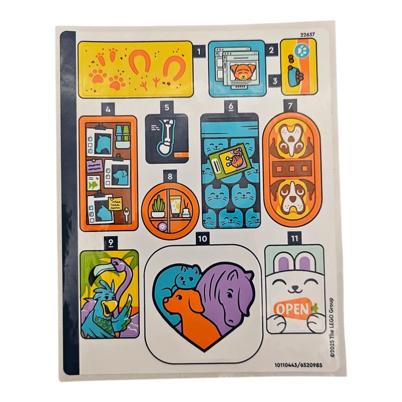 LEGO&reg; 6520985 - Sticker for Set 42651