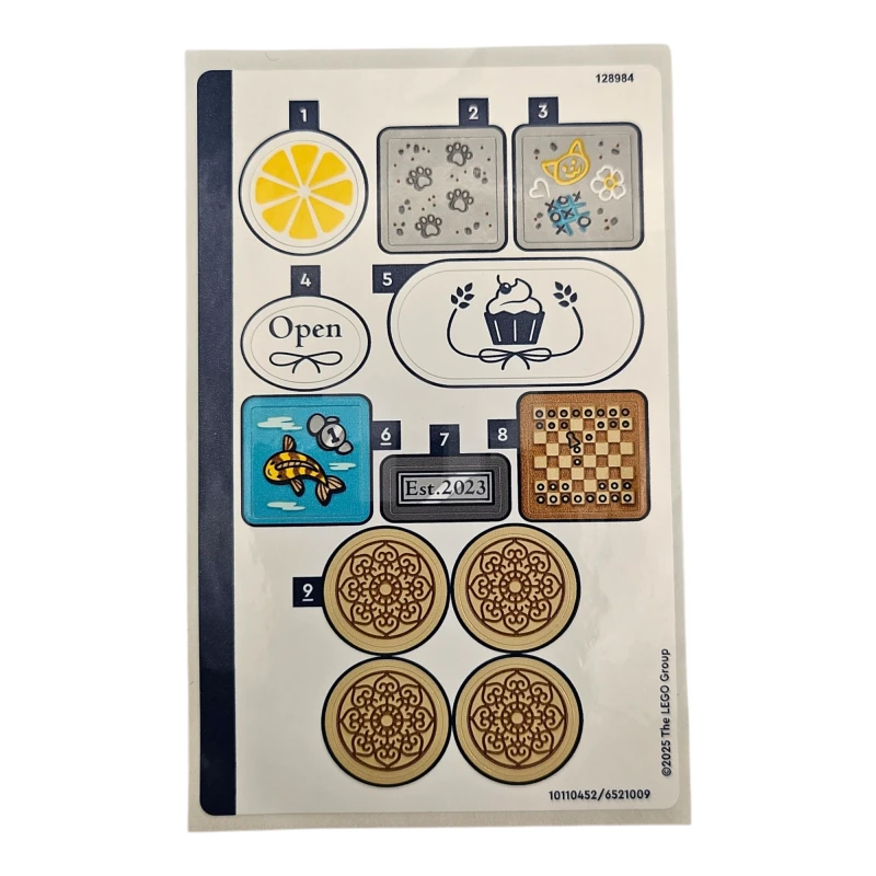LEGO&reg; 6521009 - Sticker for Set 42670 - Sheet 1