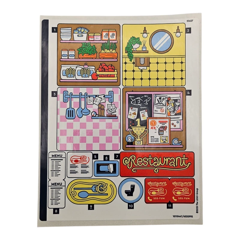 LEGO&reg; 6520995 - Sticker for Set 42655