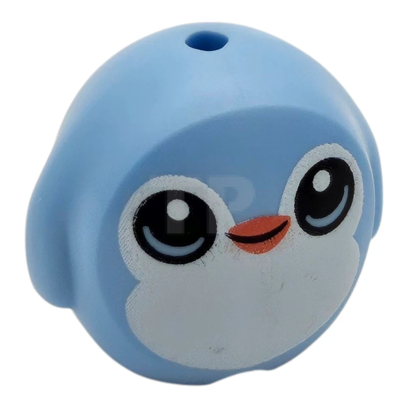 LEGO&reg; 6330pb04 - 6481627 - Minifigure, Utensil Pillow Plush Toy with Penguin with Black Eyes, Coral Beak and White Stomach Pattern