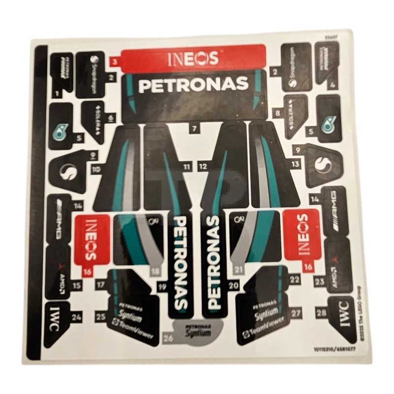 LEGO&reg; 6581077 - Sticker for Set 77244 - International Version