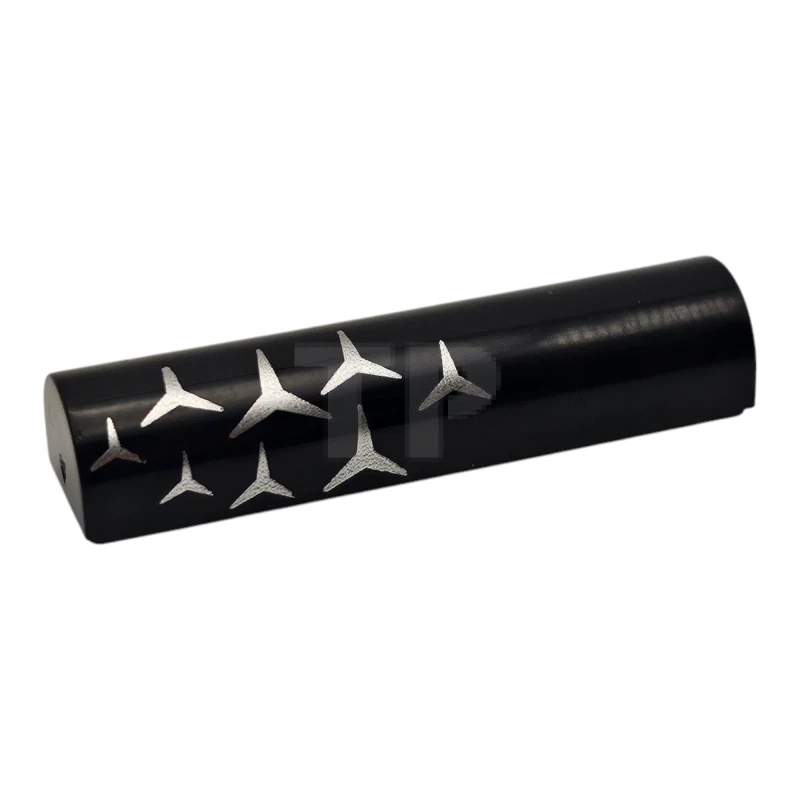 LEGO&reg; 79756pb03L - 6539350 - Slope 1 x 4 x 2/3 Double Curved with Mercedes Logo Pattern - Left Side