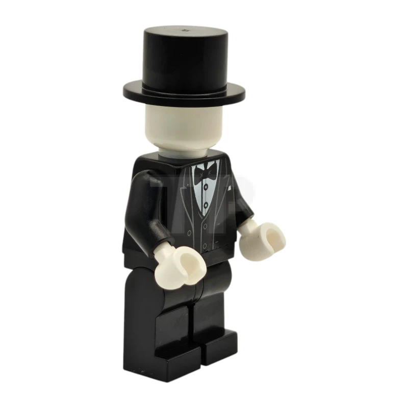 LEGO&reg; twn512 Tudor House Haberdashery Mannequin - Black Tuxedo, Legs and Top Hat
