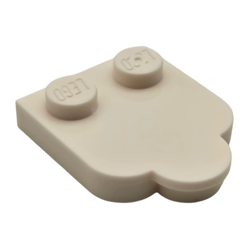 LEGO&reg; 6513938 - 5518 - Carreau, modifié 2 x 2 avec des studs sur le bord, des coins arrondis et une extension en demi-cercle 1 x 1.