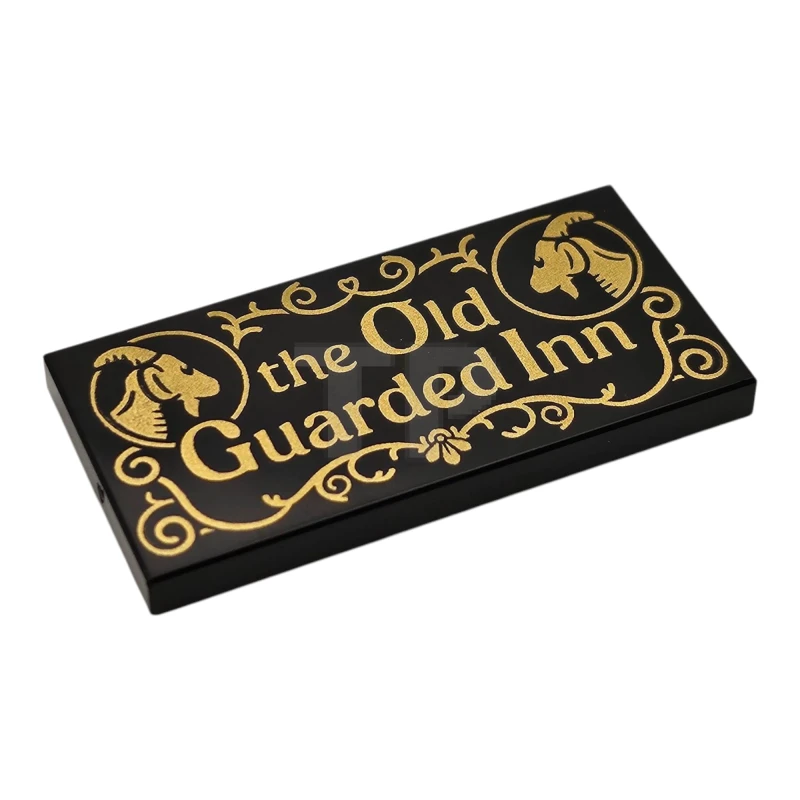 LEGO&reg; 6523300 - 87079pb1486 - Tile 2 x 4 with 'the Old Guarded Inn' Print