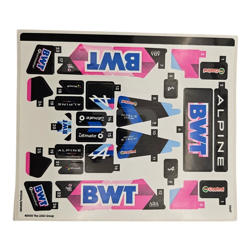 LEGO&reg; 6581081 - Sticker for Set 77248 - International Version