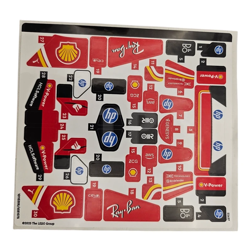 LEGO&reg; 6581075 - Sticker for Set 77242 - International Version