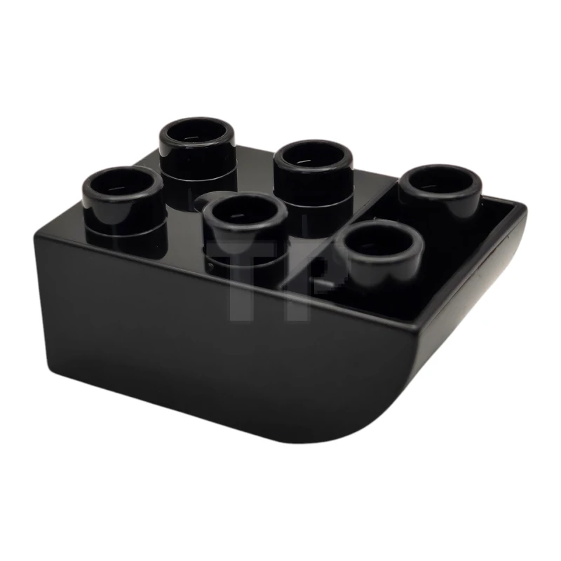 LEGO&reg; 6431380 - 98252 - DUPLO Brick 2 x 3 Curved Bottom