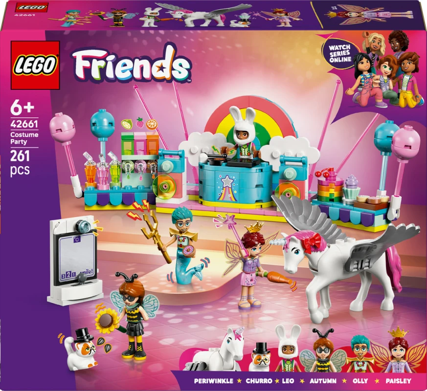 LEGO&reg; 42661 Soirée déguisée avec une licorne et une fée