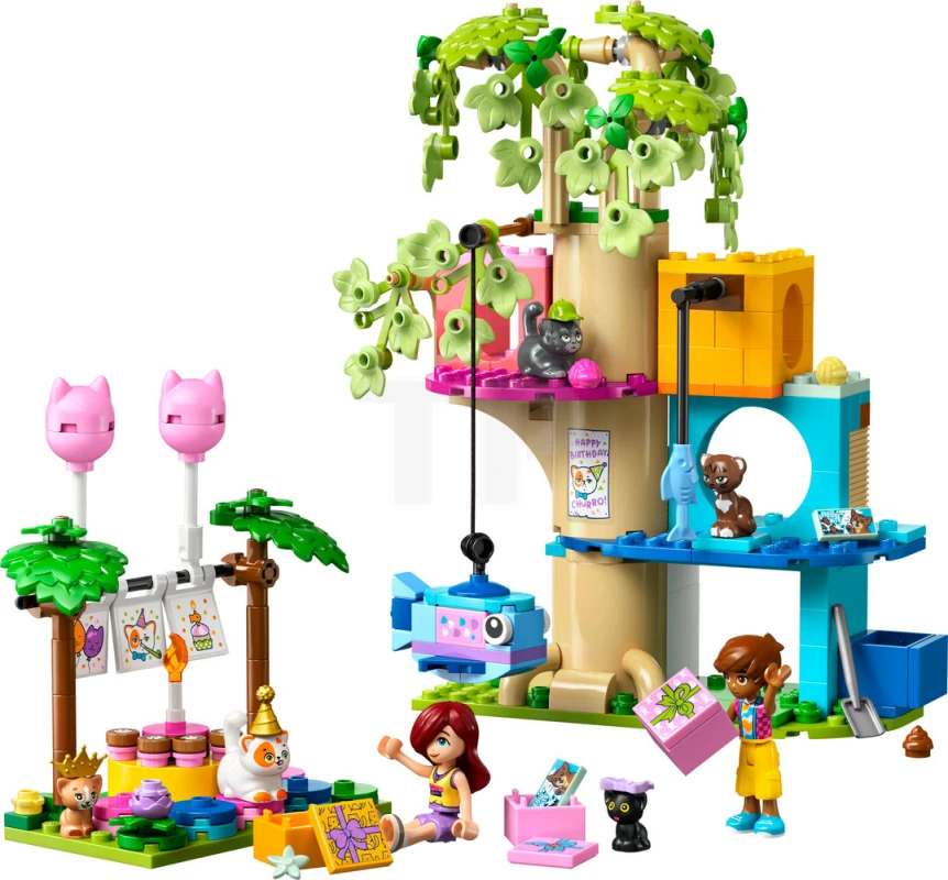 LEGO&reg; 42666 Cat Birthday Party & Tree House