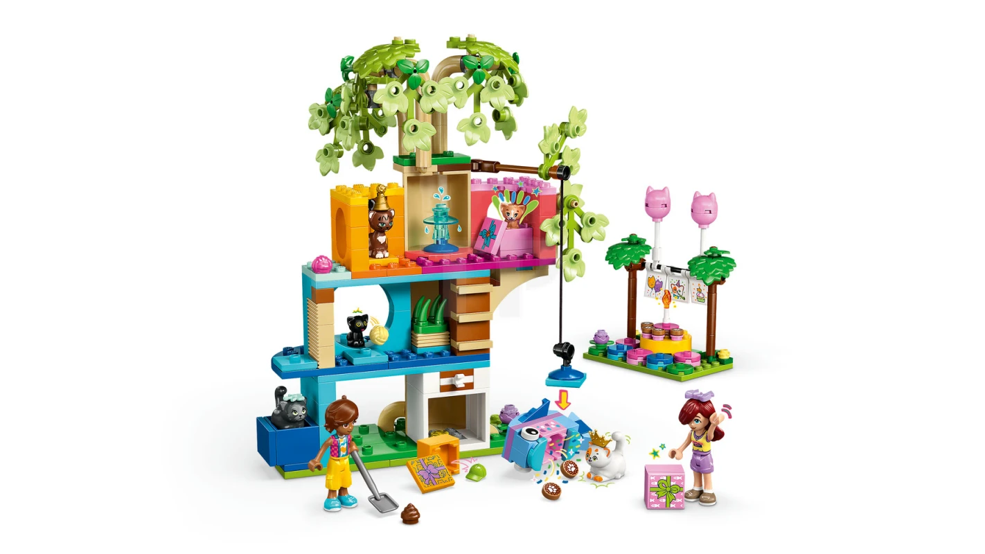LEGO&reg; 42666 Cat Birthday Party & Tree House