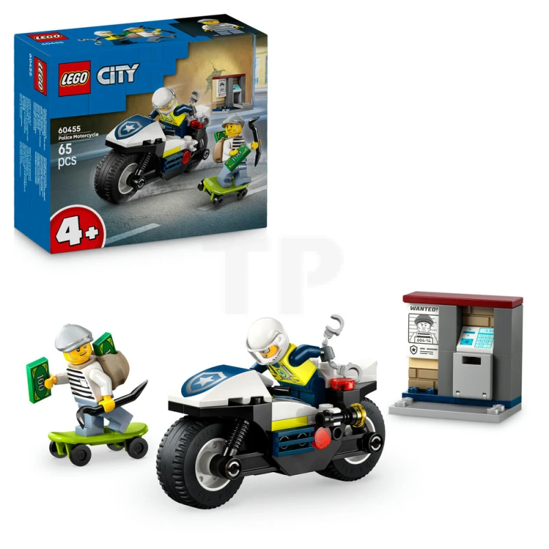 LEGO&reg; 60455 La course-poursuite en moto de police