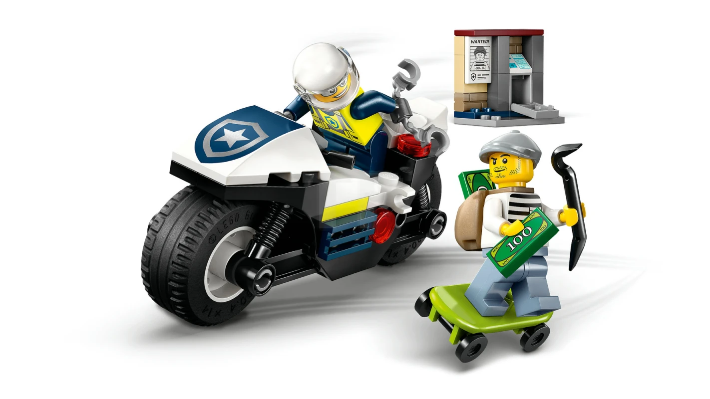 LEGO&reg; 60455 La course-poursuite en moto de police
