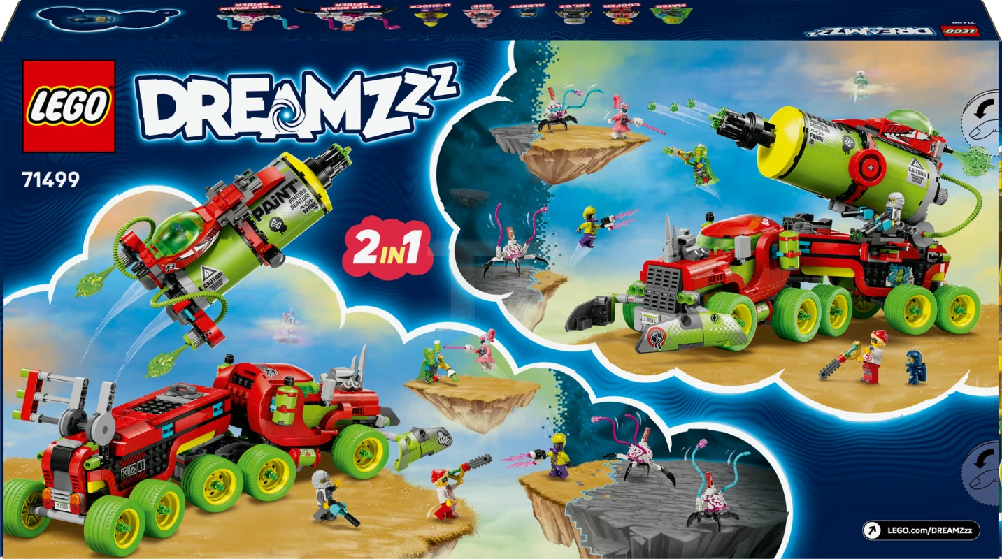 LEGO&reg; 71499 Camión-Espray de Pintura de Mateo