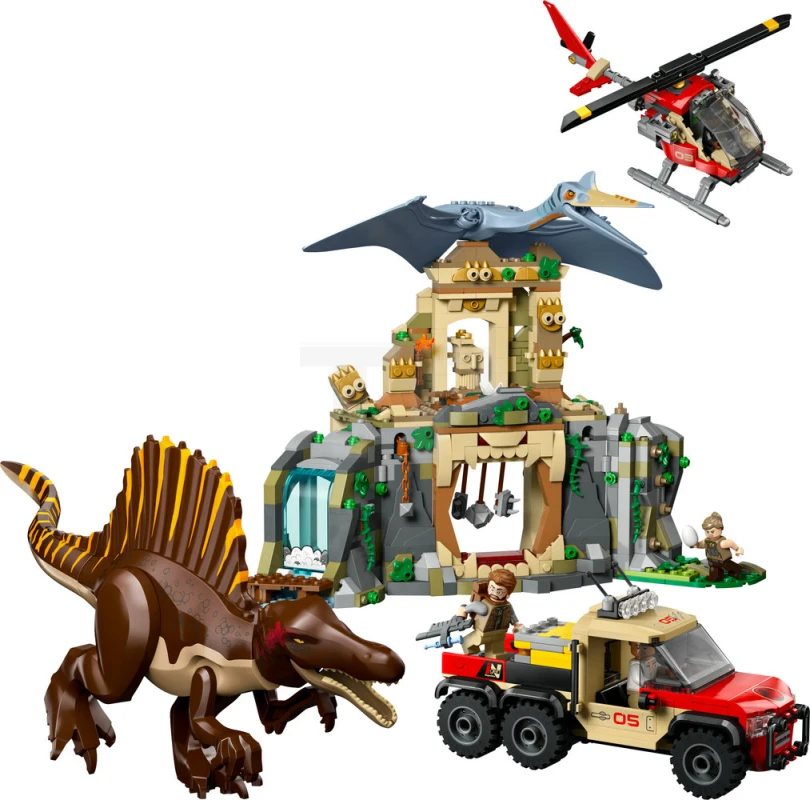 LEGO&reg; 76976 Spinosaurier & Quetzalcoatlus: Hubschrauber-Einsatz