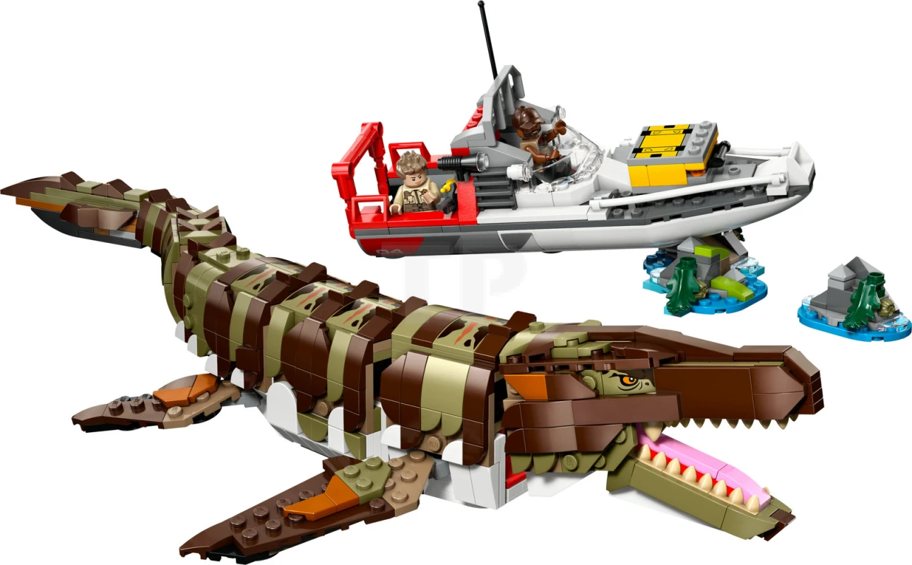 LEGO&reg; 76974 L’attacco del Mosasauro in mattoncini