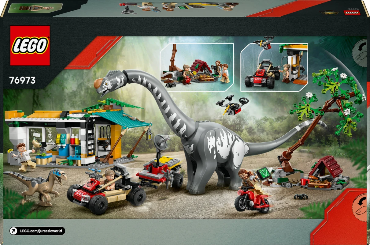 LEGO&reg; 76973 Raptor & Titanosaurus Tracking Mission