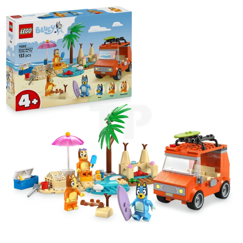 LEGO&reg; 11202 Bluey's Beach & Family Car Trip