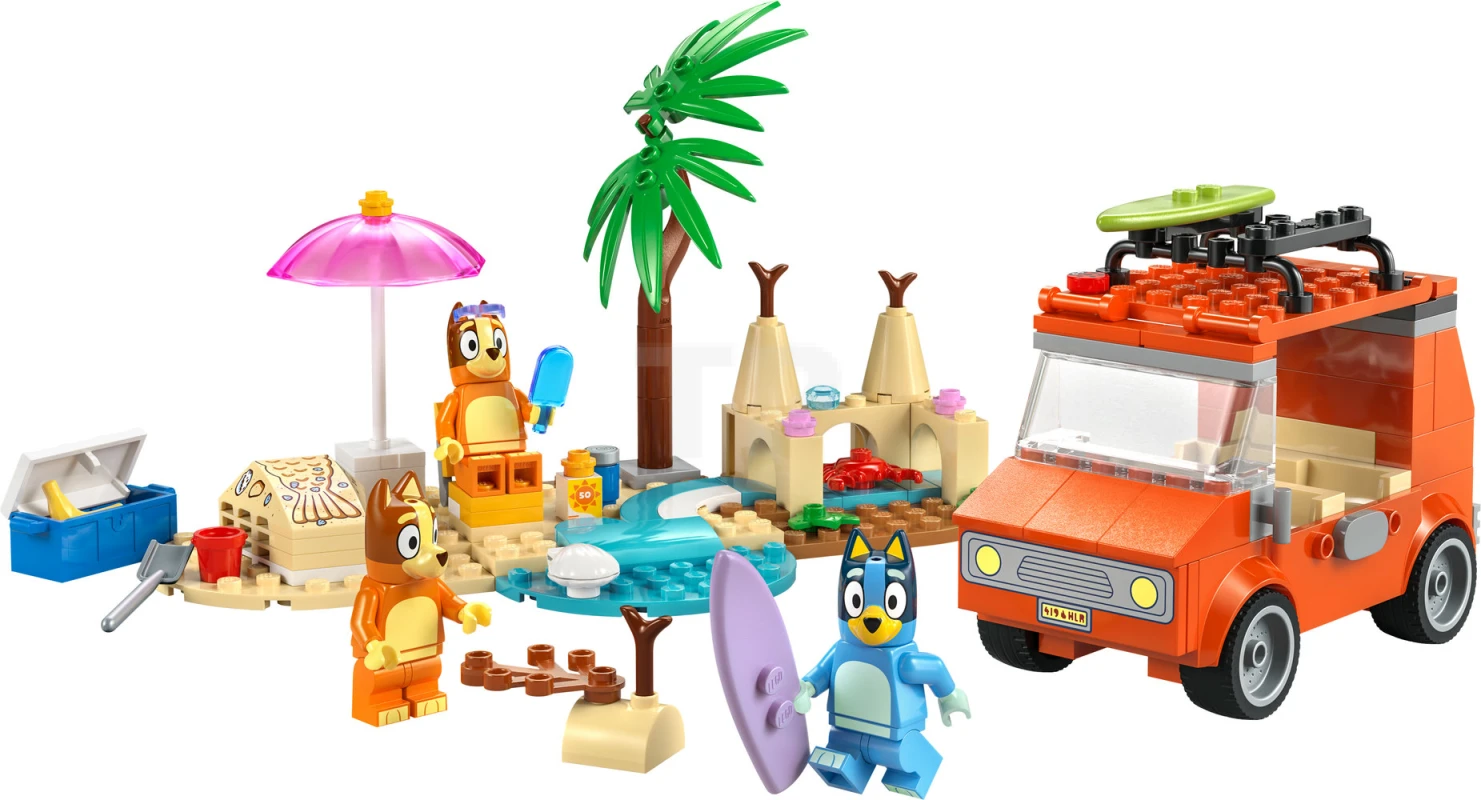 LEGO&reg; 11202 Bluey's Beach & Family Car Trip