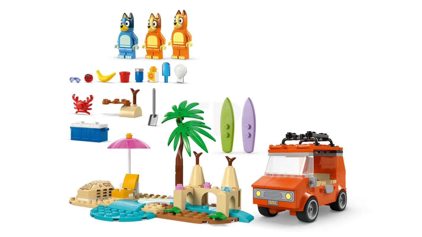 LEGO&reg; 11202 Bluey's Beach & Family Car Trip