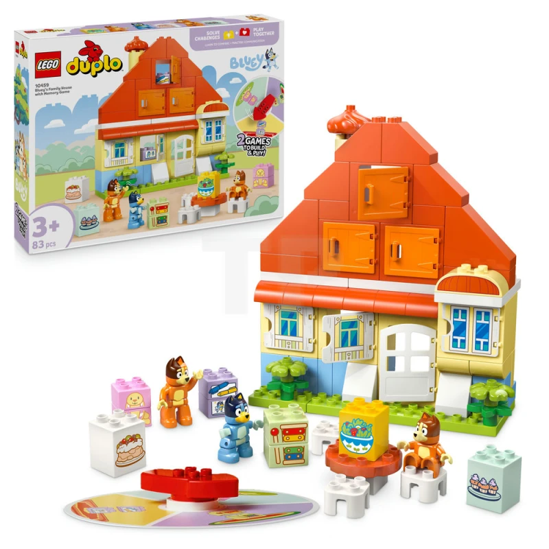LEGO&reg; 10459 Bluey's Family House with Memory Game