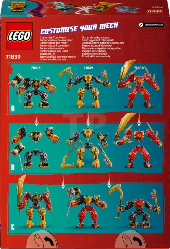 LEGO&reg; 71839 Arin's Spinjitzu Battle Mech