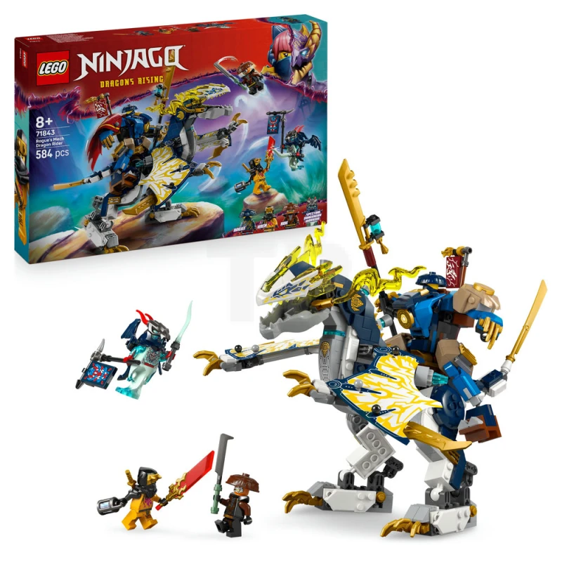 LEGO&reg; 71843 Meca de Rogue y Dragón