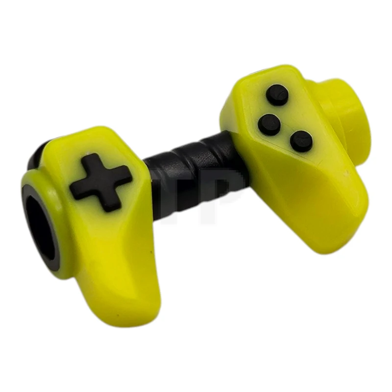 LEGO&reg; 6533752 - 65080pb02 - Minifigure, Utensil Game Controller, Holes on Sides for Bar with Black Buttons and Center Handle Pattern