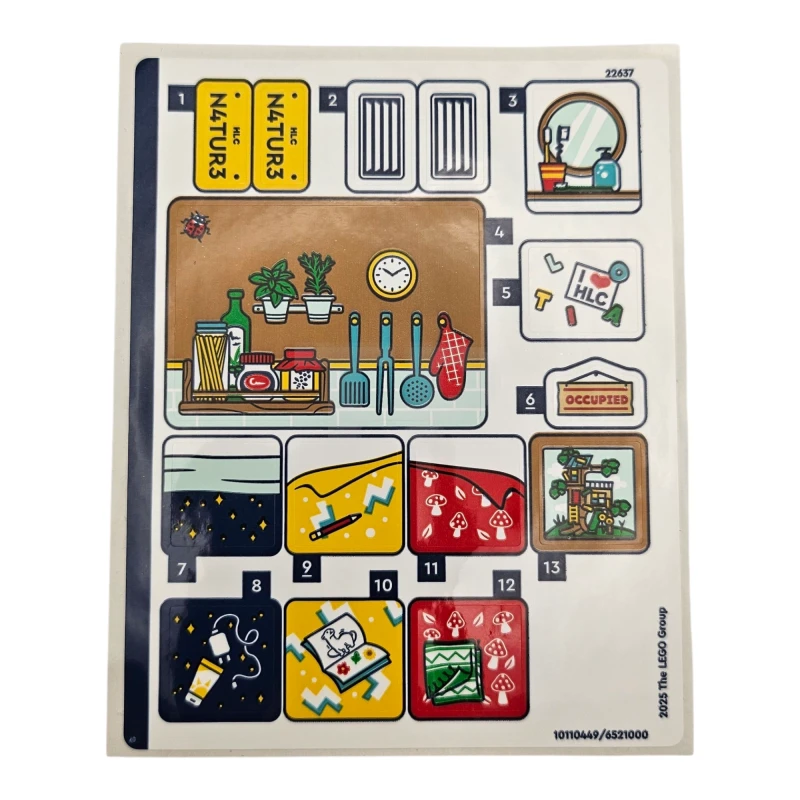 LEGO&reg; 6521000 - Sticker for Set 42663