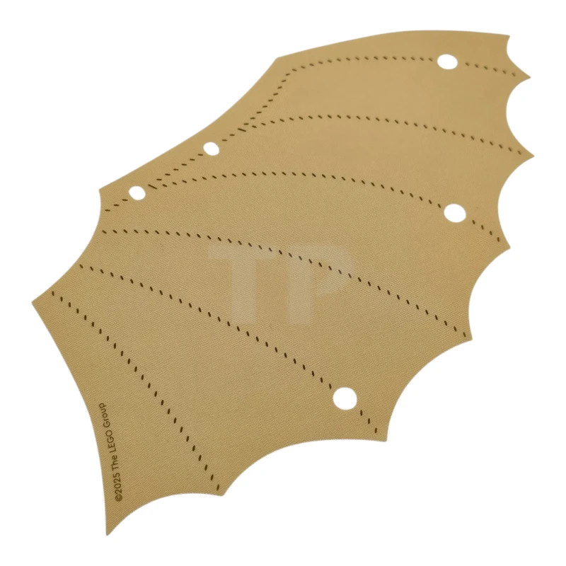 LEGO&reg; 6522103 - 110629 - Doekvleugel 19 x 14 1/2 rechts met donkerbruin stikpatroon