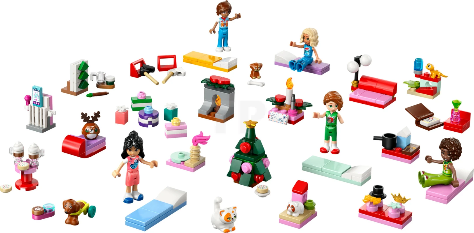 Calendario Dell'Avvento 2025 Animali Marini | 24 Mattoncini Da Costruzione | Gioco Di Costruzione Per Bambini