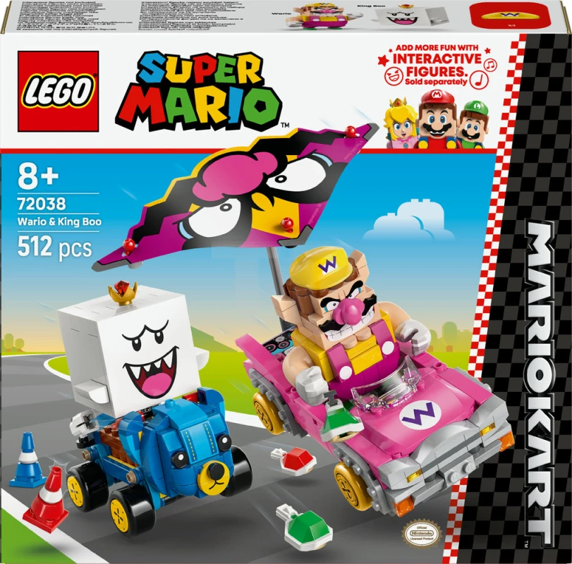 LEGO&reg; 72038 Mario Kart™ – Wario & King Boo