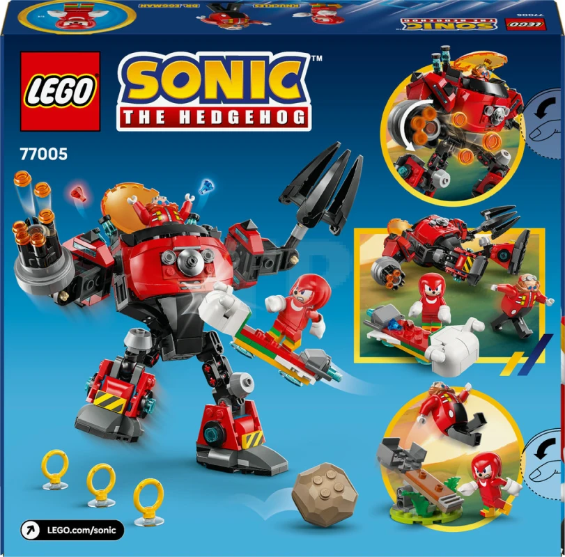 LEGO&reg; 77005 Knuckles vs. Dr. Eggman Egg Crusher Mech