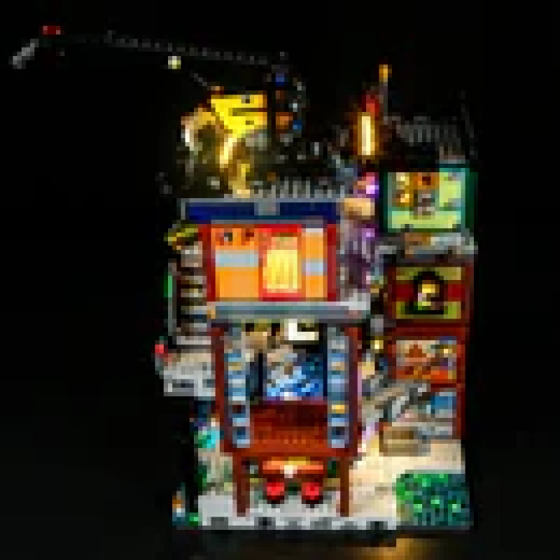 Kit Luci LED YEABRICKS Per Set LEGO 71837 Ninjago City - Illumina La Tua Città Ninja (Solo Luci, Mattoncini Esclusi)