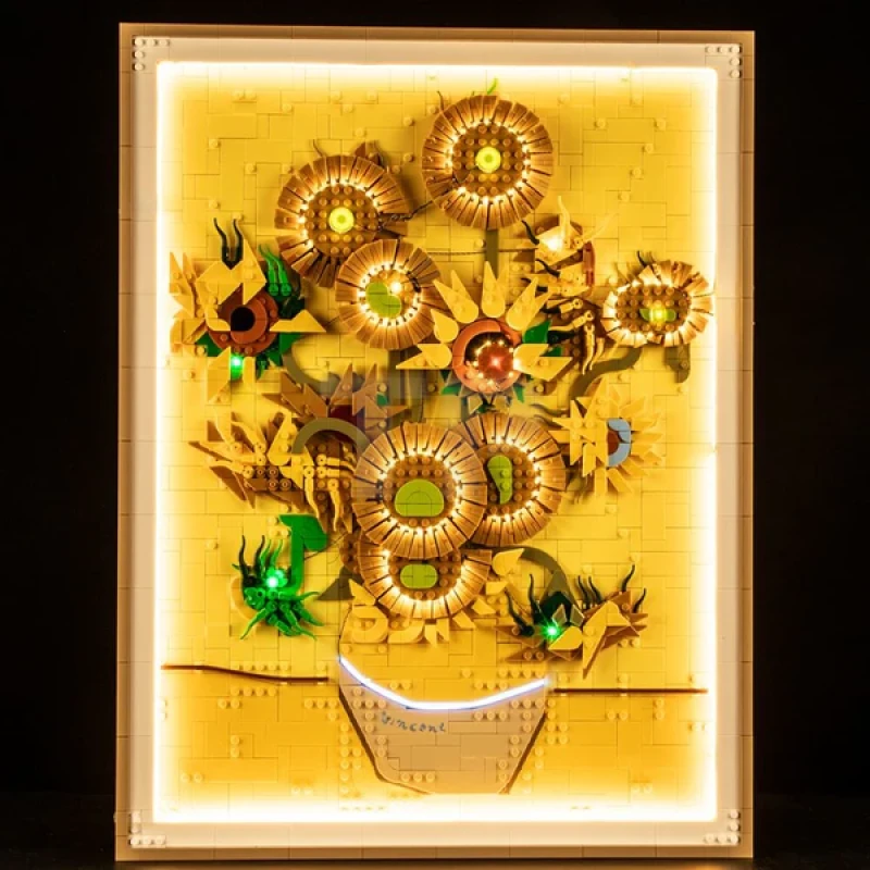 Light Kit for LEGO® 31215 Vincent van Gogh – Sunflowers