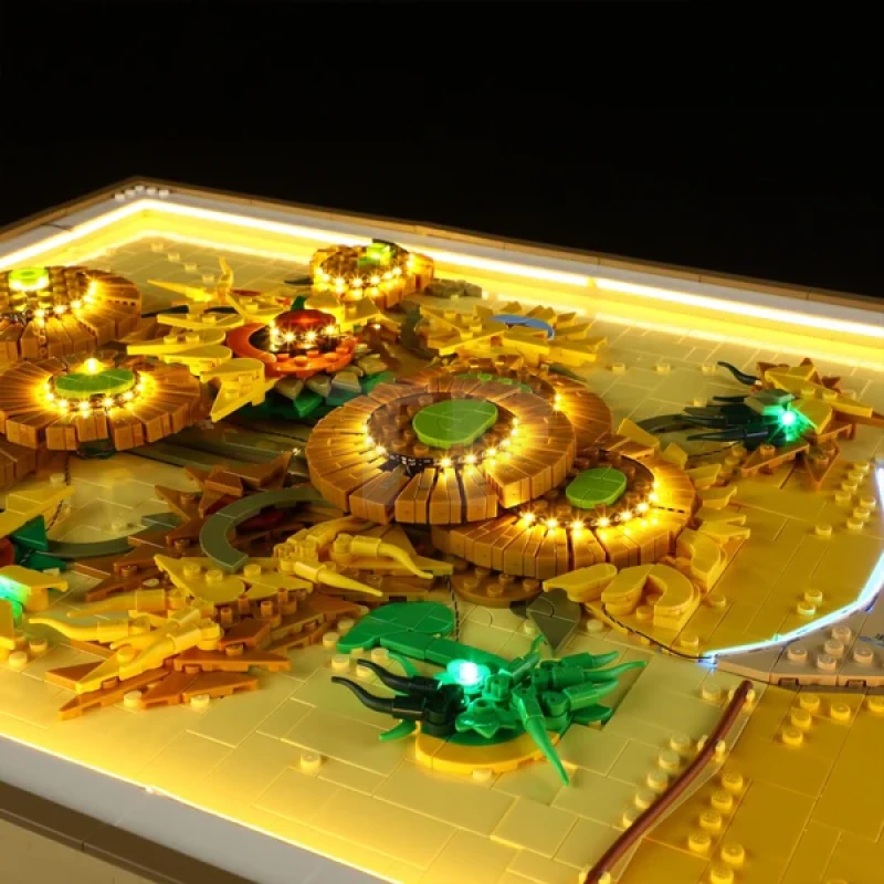 Light Kit for LEGO® 31215 Vincent van Gogh – Sunflowers