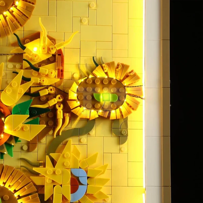 Light Kit for LEGO® 31215 Vincent van Gogh – Sunflowers