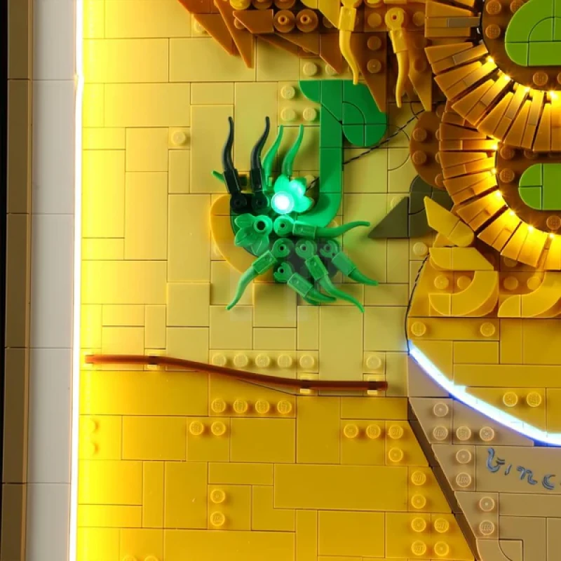 Light Kit for LEGO® 31215 Vincent van Gogh – Sunflowers